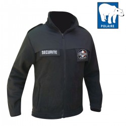 BLOUSON POLAIRE SECURITE NOIR