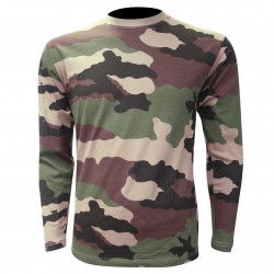 TEE SHIRT MILITAIRE MANCHES...